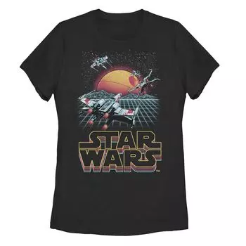Футболка с сеткой X-Wing в стиле ретро «Звездные войны» для юниоров Star Wars