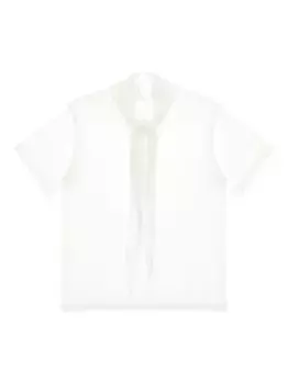 Футболка с шарфом Carven, белый