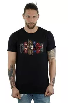 Футболка с шестиугольниками из фильма «Лига справедливости» DC Comics, черный