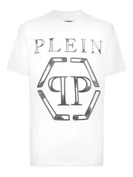 Футболка с шестиугольником Philipp Plein, белый