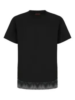 Футболка с шевронным узором Missoni, черный