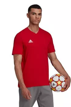 Футболка с шипами и логотипом Adidas Performance, красный