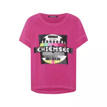 Футболка Chiemsee с широким вырезом, розовый
