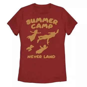 Футболка с силуэтами Disney Peter Pan Summer Camp Never Land для юниоров Licensed Character