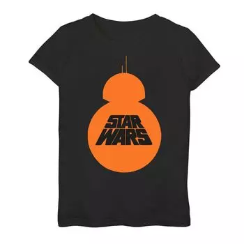 Футболка с силуэтом и рисунком «Звездные войны» BB-8 для девочек 7–16 лет Licensed Character