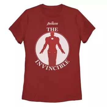 Футболка с силуэтом «Marvel Avengers The Invincible» для юниоров Licensed Character