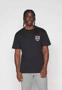 Футболка с символикой NHL LOS ANGELES KINGS PREMIUM POCKET TEE Mitchell & Ness, цвет black