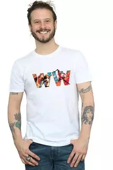 Футболка с символом «Чудо-женщина 84» DC Comics, белый