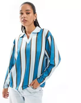 Футболка с синей полоской ASOS DESIGN