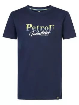 Футболка с синим принтом bridgeway Petrol Industries, синий