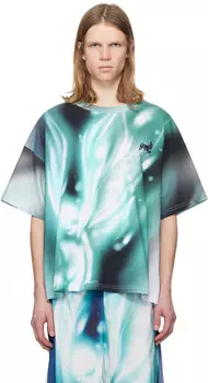 Футболка с синим принтом Gerrit Jacob