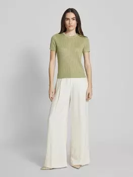 Футболка с содержанием льна в трикотажном исполнении модель 'EYELAH' Lauren Ralph Lauren