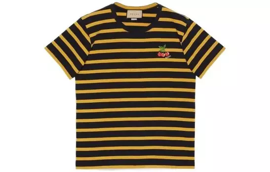 Футболка с совместным брендом X Harry Styles, унисекс, желтая Gucci, желтый