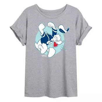 Футболка с струящимся графическим рисунком Donald Duck Juniors Disney's Donald Pose Licensed Character