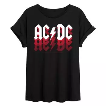 Футболка с струящимся графическим рисунком и логотипом AC/DC для юниоров Licensed Character