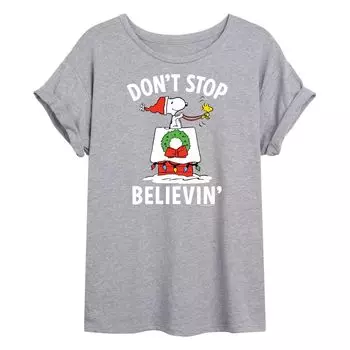 Футболка с струящимся графическим рисунком Peanuts Dont Stop для юниоров Licensed Character