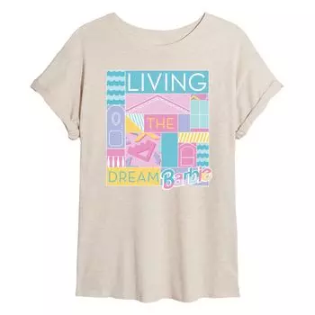 Футболка с струящимся рисунком Barbie Living The Dream для юниоров Licensed Character
