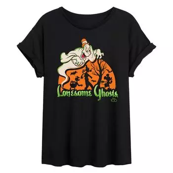 Футболка с струящимся рисунком Disney 100 Juniors' Lonesome Ghosts Licensed Character