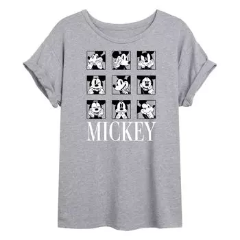 Футболка с струящимся рисунком Disney's Mickey Mouse Junior's Mickey Moods Licensed Character