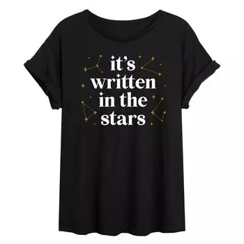 Футболка с струящимся рисунком для юниоров «Written In The Stars» Licensed Character