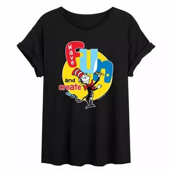 Футболка с струящимся рисунком Dr. Seuss Have Fun для юниоров Licensed Character