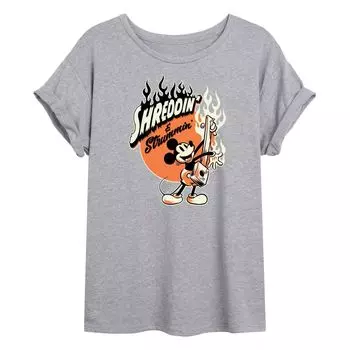 Футболка с струящимся рисунком Shreddin для детей Disney's Mickey Mouse Junior Licensed Character