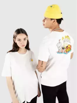 Футболка с таблетками и едой The Dudes, белый