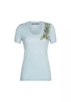 Футболка с tech lite ii ss scoop tee Icebreaker, голубой