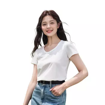 Футболка с технологией Cooling Sensation для женщин SEM/R, Raw White 10102