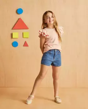 ФУТБОЛКА С ТЕКСТУРОЙ И РЮШАМИ Coconut El Corte Ingls, розовый