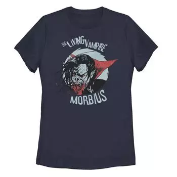 Футболка с темным портретом для подростков Marvel Morbius The Living Vampire Licensed Character
