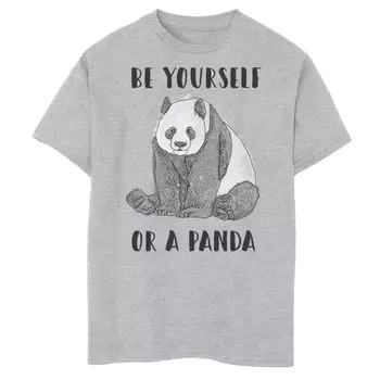 Футболка с текстом и графическим рисунком «Be Panda» для мальчиков 8–20 лет Licensed Character