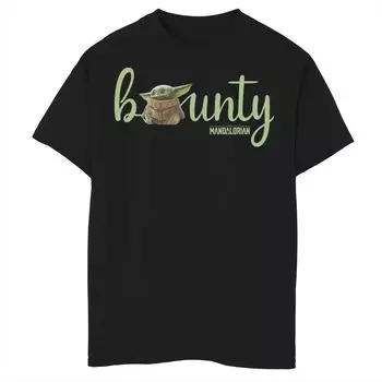 Футболка с текстом и графикой для мальчиков 8–20 лет, «Звездные войны», «Мандалорец», «Ребенок», он же «Малышка Йода» Star Wars