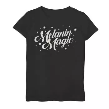 Футболка с текстом Melanin Magic для девочек 7–16 лет Licensed Character