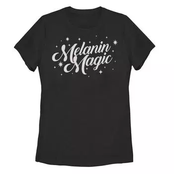 Футболка с текстом Melanin Magic для юниоров