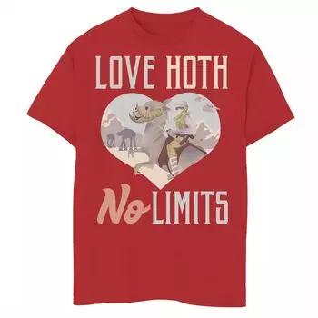 Футболка с текстом «Звездные войны Love Hoth No Limits» для мальчиков 8–20 лет Star Wars