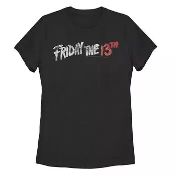Футболка с текстовым логотипом Friday The 13th для юниоров Licensed Character
