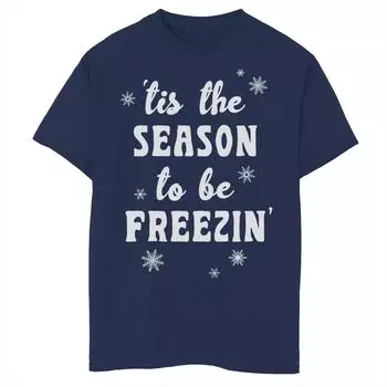 Футболка с текстовым рисунком Fifth Sun Tis The Season для мальчиков 8–20 лет Licensed Character
