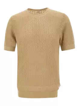 Футболка с текстурированной вязкой BOB, нейтральный