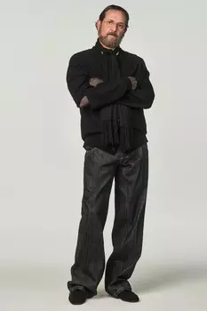 Футболка с текстурным узором x Stefano Pilati ZARA, черный