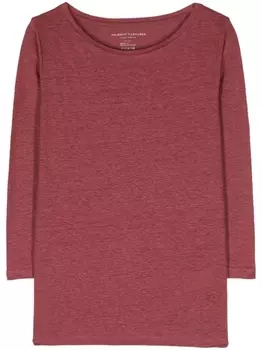 Футболка с текстурой Majestic Filatures, розовая