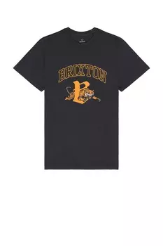 Футболка с тигром Brixton, черный