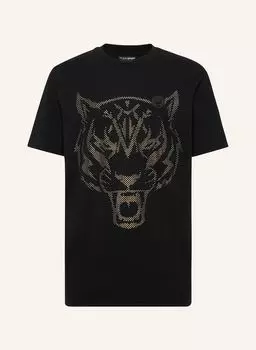 Футболка с тигром Plein Sport, черный