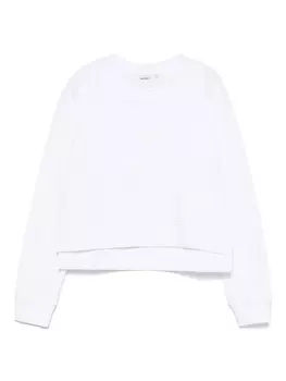 Футболка с тисненым логотипом Aspesi Kids, белый