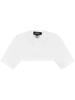 Футболка с тисненым логотипом DSQUARED2, белый