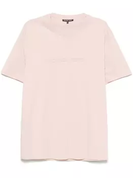 Футболка с тисненым логотипом Michael Kors, розовый