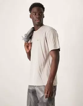 Футболка с тканой этикеткой в камне Calvin Klein Jeans