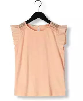 Футболка с ткаными деталями Scotch & Soda, бежевый