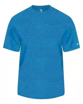 Футболка с тональным сочетанием Badger, цвет electric blue tonal blend