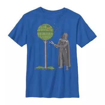 Футболка с топиарием и рисунком «Звездные войны Дарт Вейдер» для мальчиков 8–20 лет Star Wars